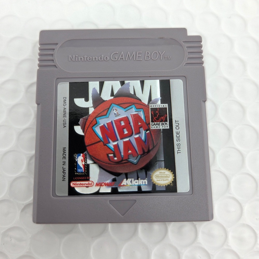 Nintendo Game Boy NBA Jam Cartridge DMG-A8NE-USA Arcade Basketball Tested - Picture 1 of 8